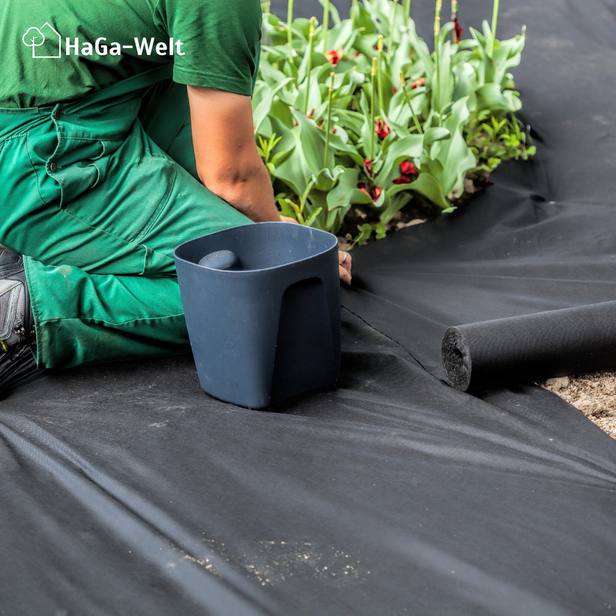 Unkrautvlies 80 g/m² – so bleiben Ihre Blumenbeete unkrautfrei – HaGa-Welt