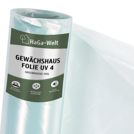 Gewächshausfolie UV4 – perfekt für Ihren Folientunnel – HaGa-Welt