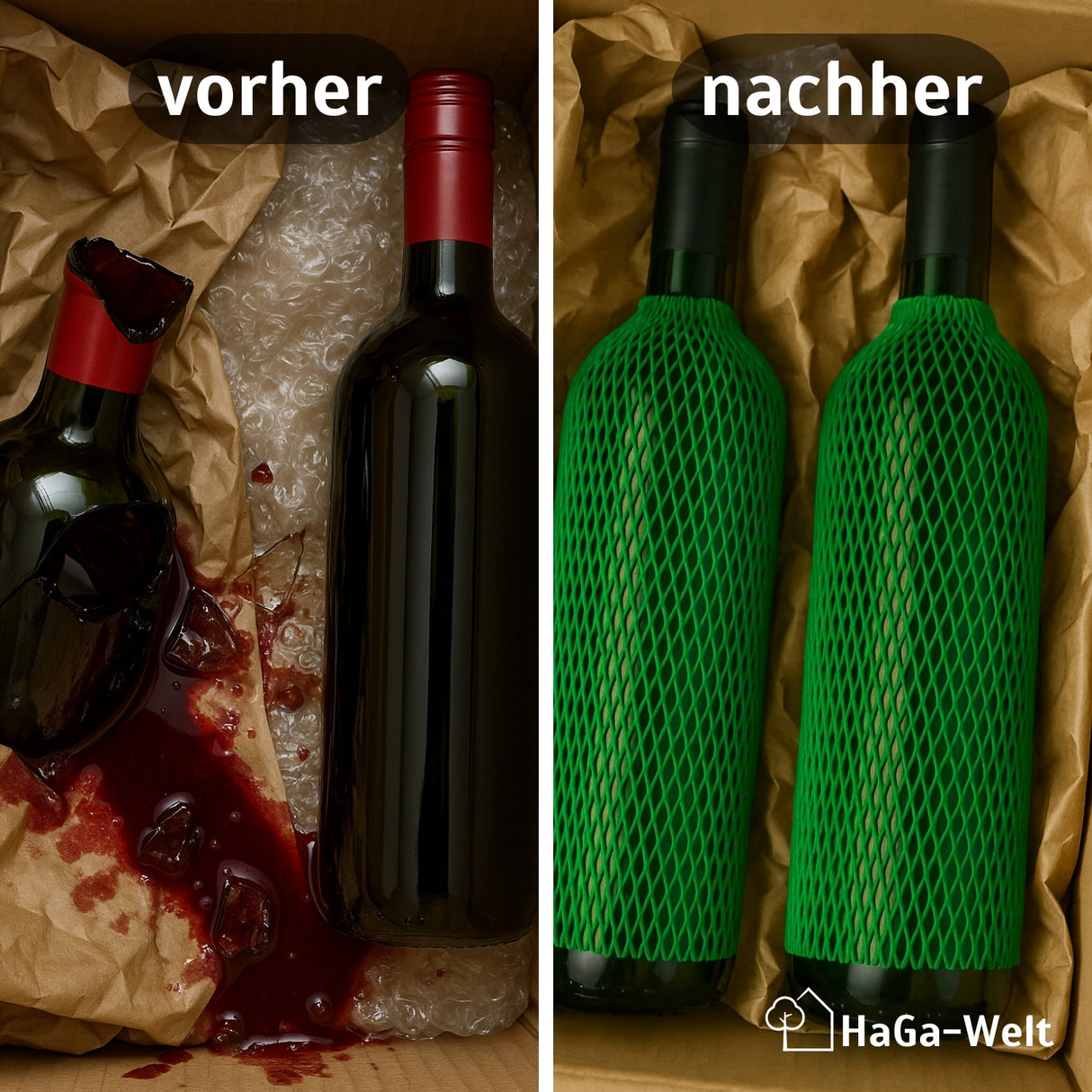 Verpackungsnetz versch. Abmessungen und Farben Netzschlauch Schutznetz – HaGa-Welt