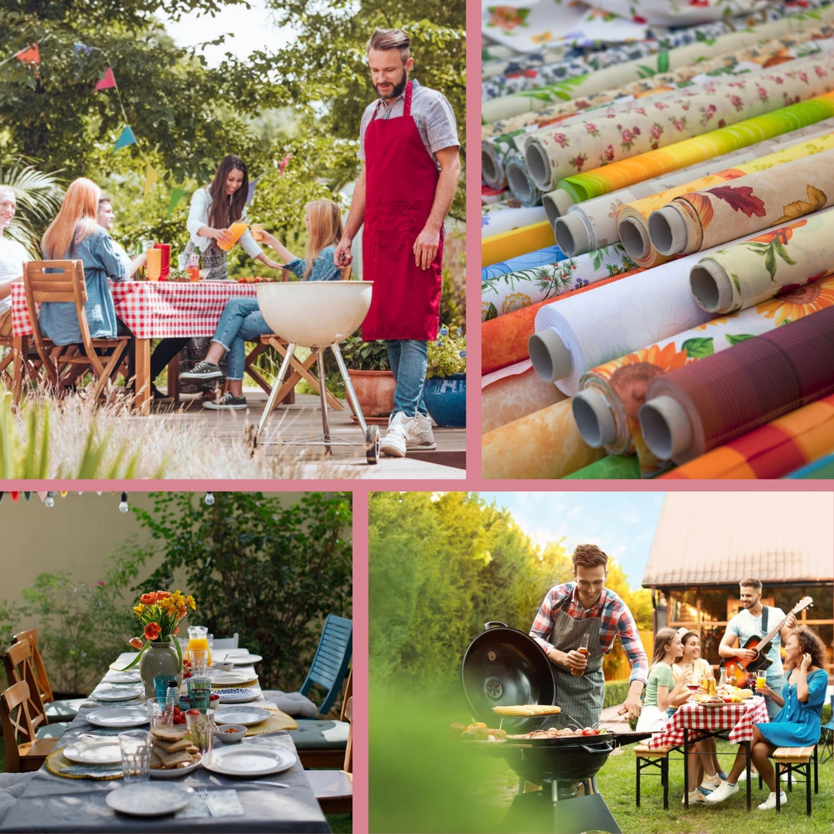 Wachstuch Tischdecke – langlebige und vielseitige Tischdecke Outdoor – HaGa-Welt