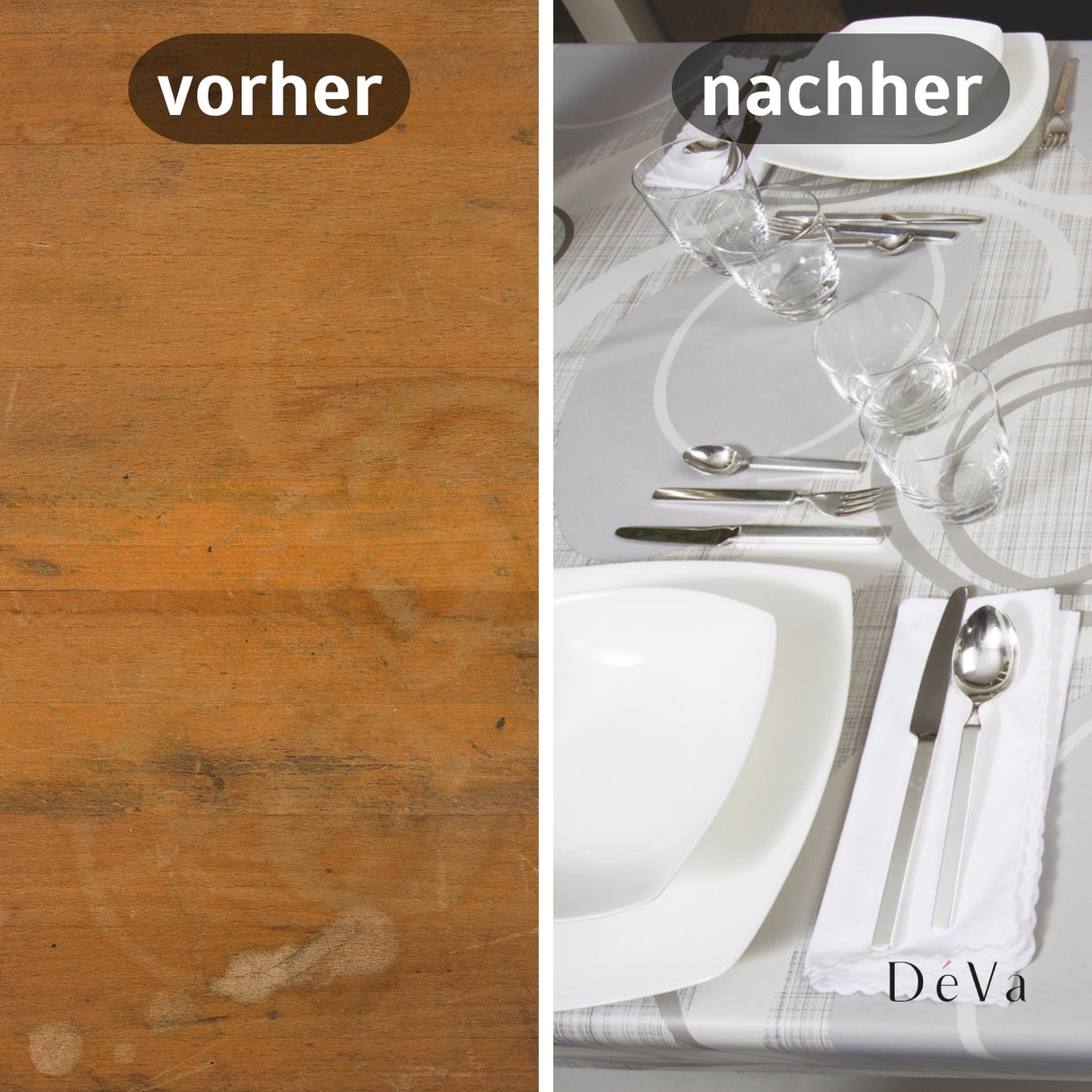 Wachstuch Tischdecke – langlebige und vielseitige Tischdecke Outdoor – HaGa-Welt