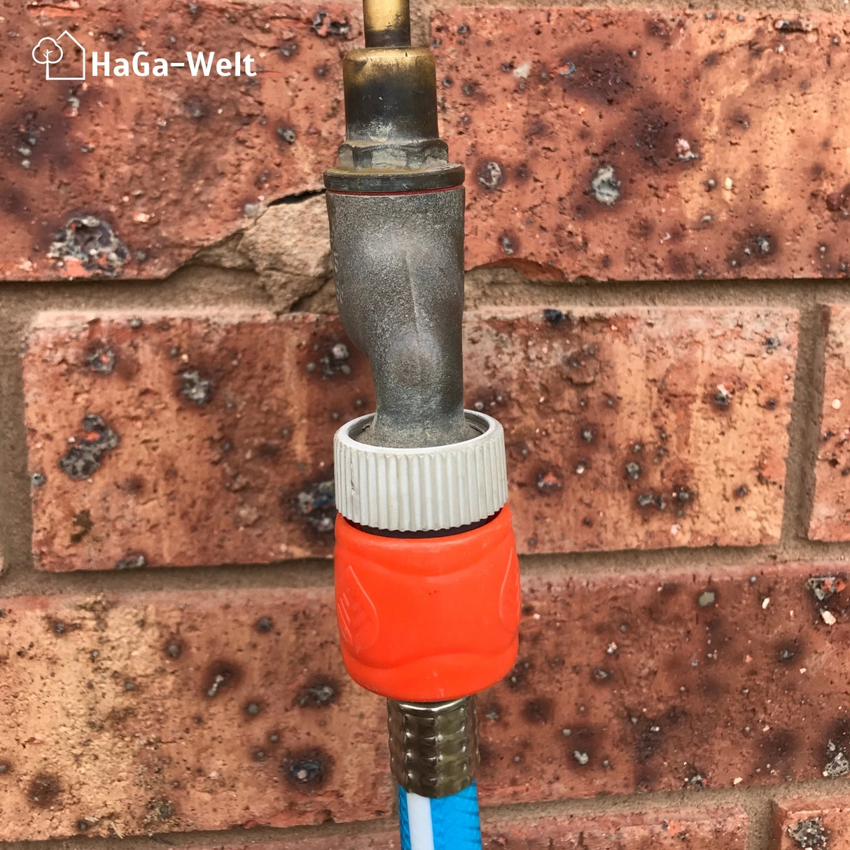 Gartenschlauch-Adapter Wasserhahn - perfekter Schlauchverbinder zwischen Gartenschlauch und Wasseranschluss – HaGa-Welt