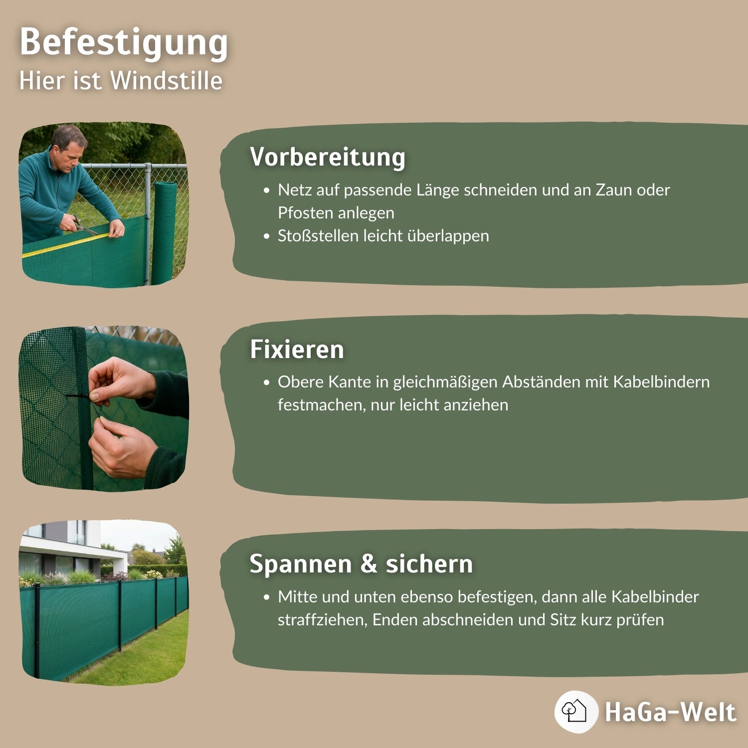 Windschutznetz – effektiver Schutz vor Wind – HaGa-Welt