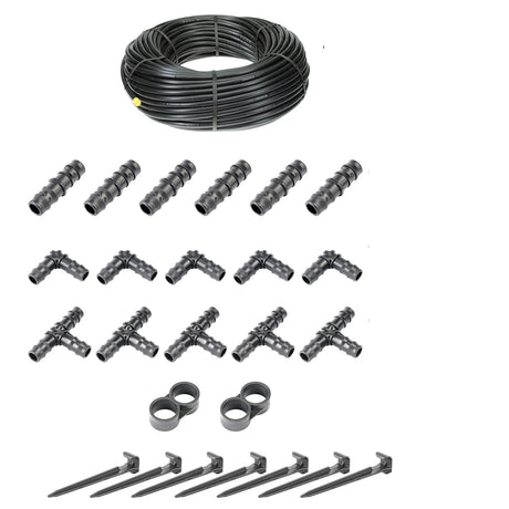 HaGa® Bewässerungsset mit oder ohne Druckkompensierung Tropfschlauch inkl. Zubehör – HaGa-Welt