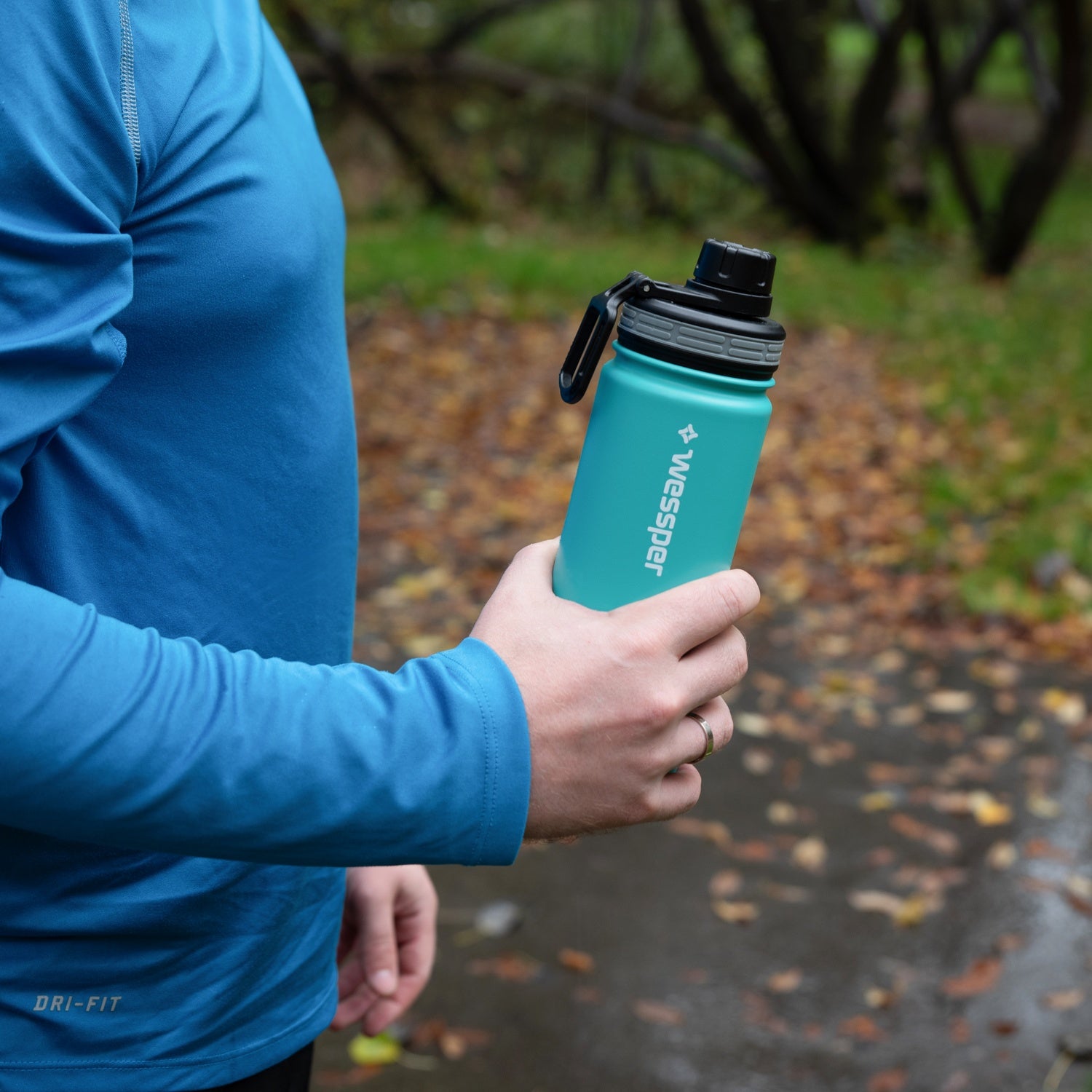 Trinkflasche ActiveMax Steel Bottle mit 3 verschiedene Deckeln – HaGa-Welt