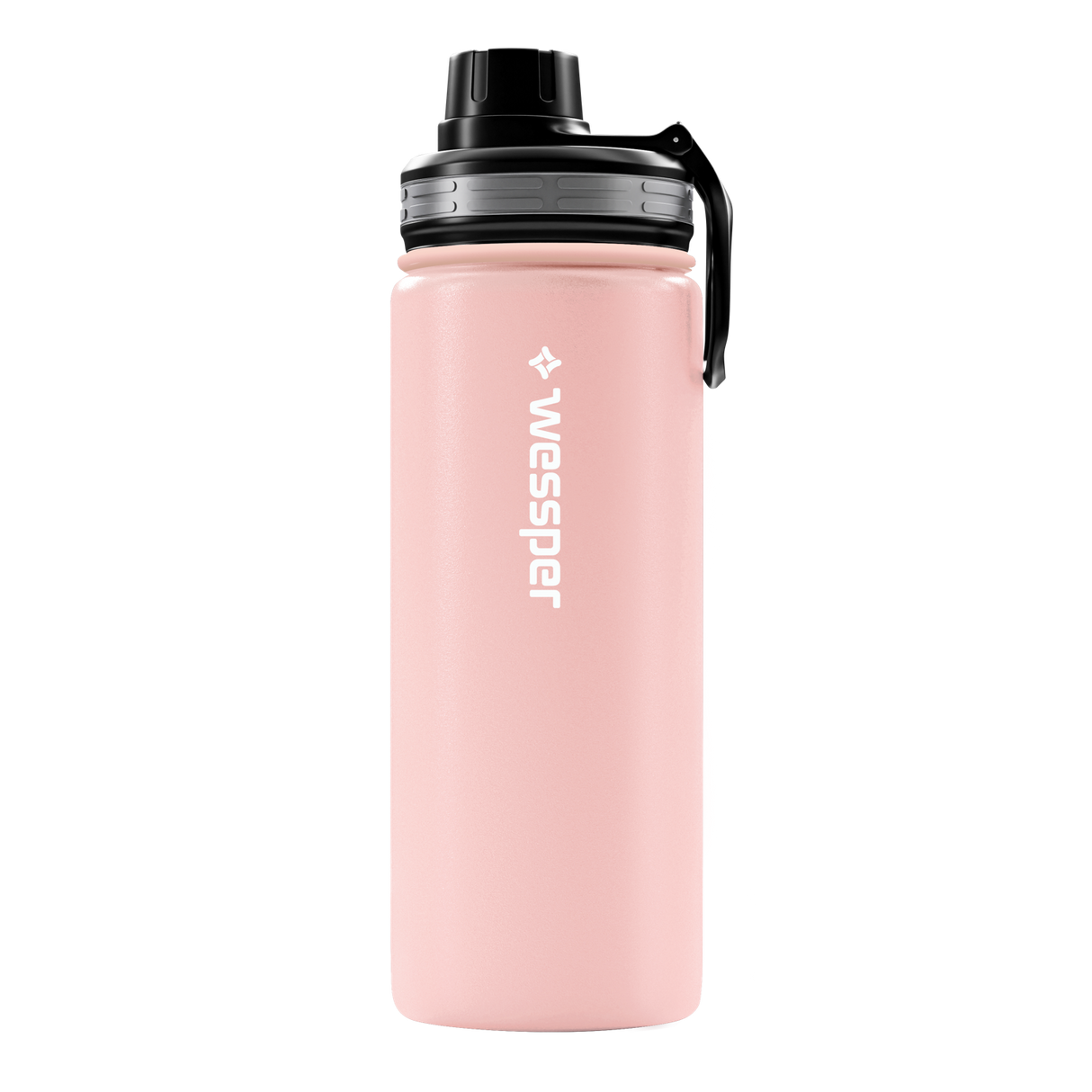 Trinkflasche ActiveMax Steel Bottle mit 3 verschiedene Deckeln – HaGa-Welt