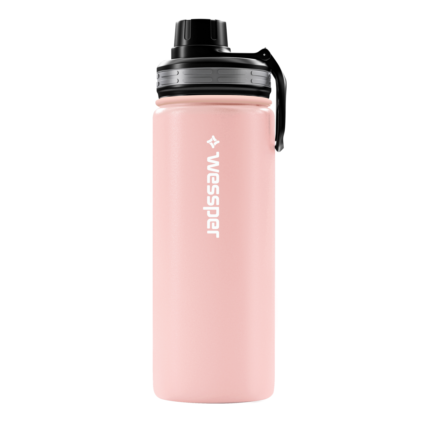 Trinkflasche ActiveMax Steel Bottle mit 3 verschiedene Deckeln – HaGa-Welt