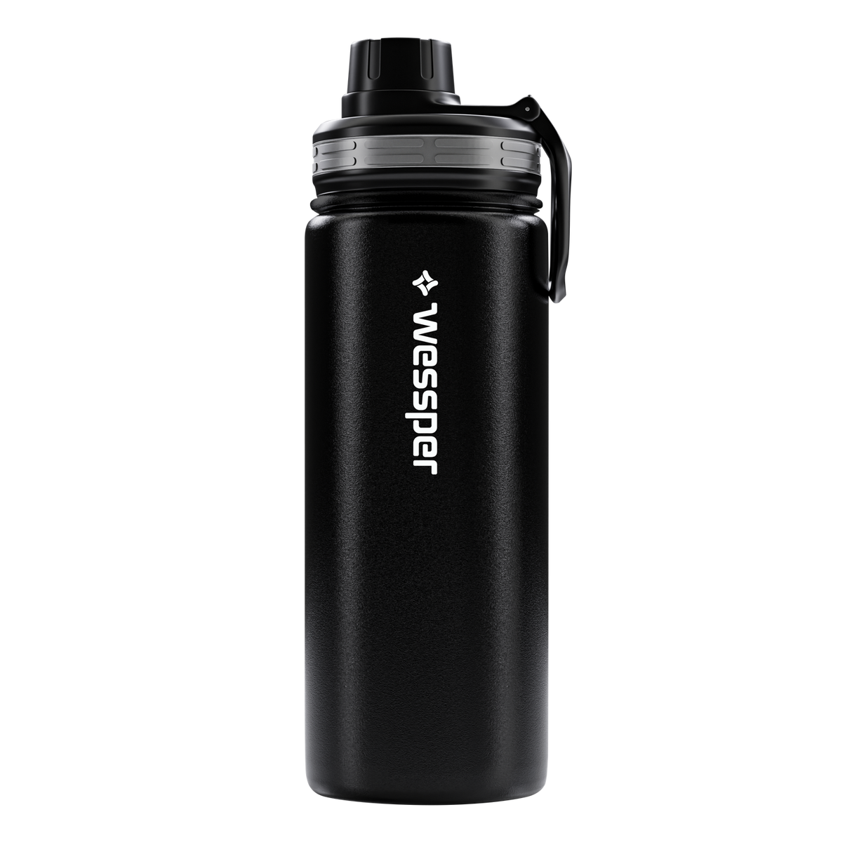 Trinkflasche ActiveMax Steel Bottle mit 3 verschiedene Deckeln – HaGa-Welt