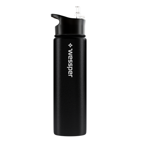 Trinkflasche ActiveMax Steel Bottle mit 3 verschiedene Deckeln – HaGa-Welt