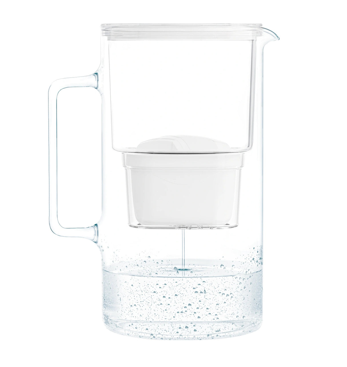 Wasserfilter D2 Borosilicate, 3 Liter mit AquaMax Filter – Wasserfilter Kanne aus Borosilikatglas – HaGa-Welt
