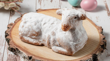 Oster-Lammkuchen (optional mit Eierlikör)