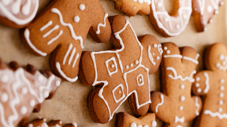 Weihnachtliche vegane Lebkuchen-Kekse