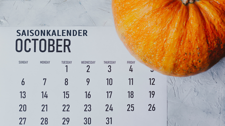 Saisonkalender Oktober