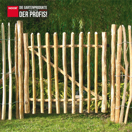 Staketenzaun Tor aus Berg-Haselnuss - 0,90x1 m – HaGa-Welt