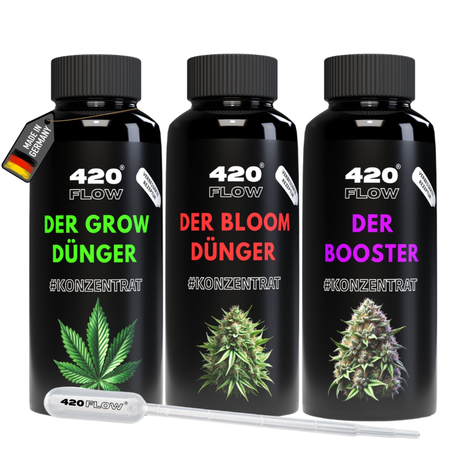 420Flow – Grow Starter Set mit Düngern inkl. 3 Samen Gelato Auto