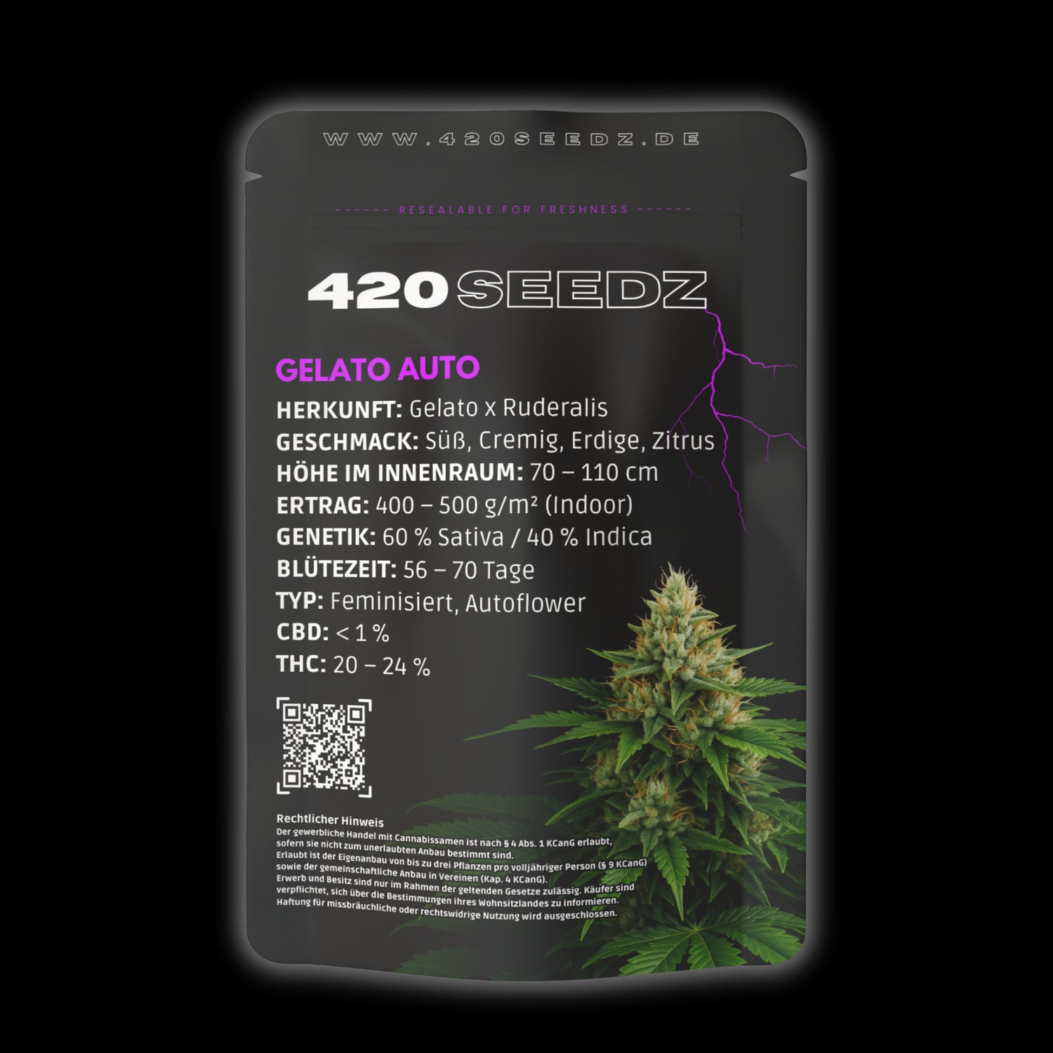 420Flow – Grow Starter Set mit Düngern inkl. 3 Samen Gelato Auto