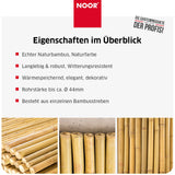 Bambusmatte DELUXE - Besonders stabiler Sichtschutz - Verschiedene Größen – HaGa-Welt