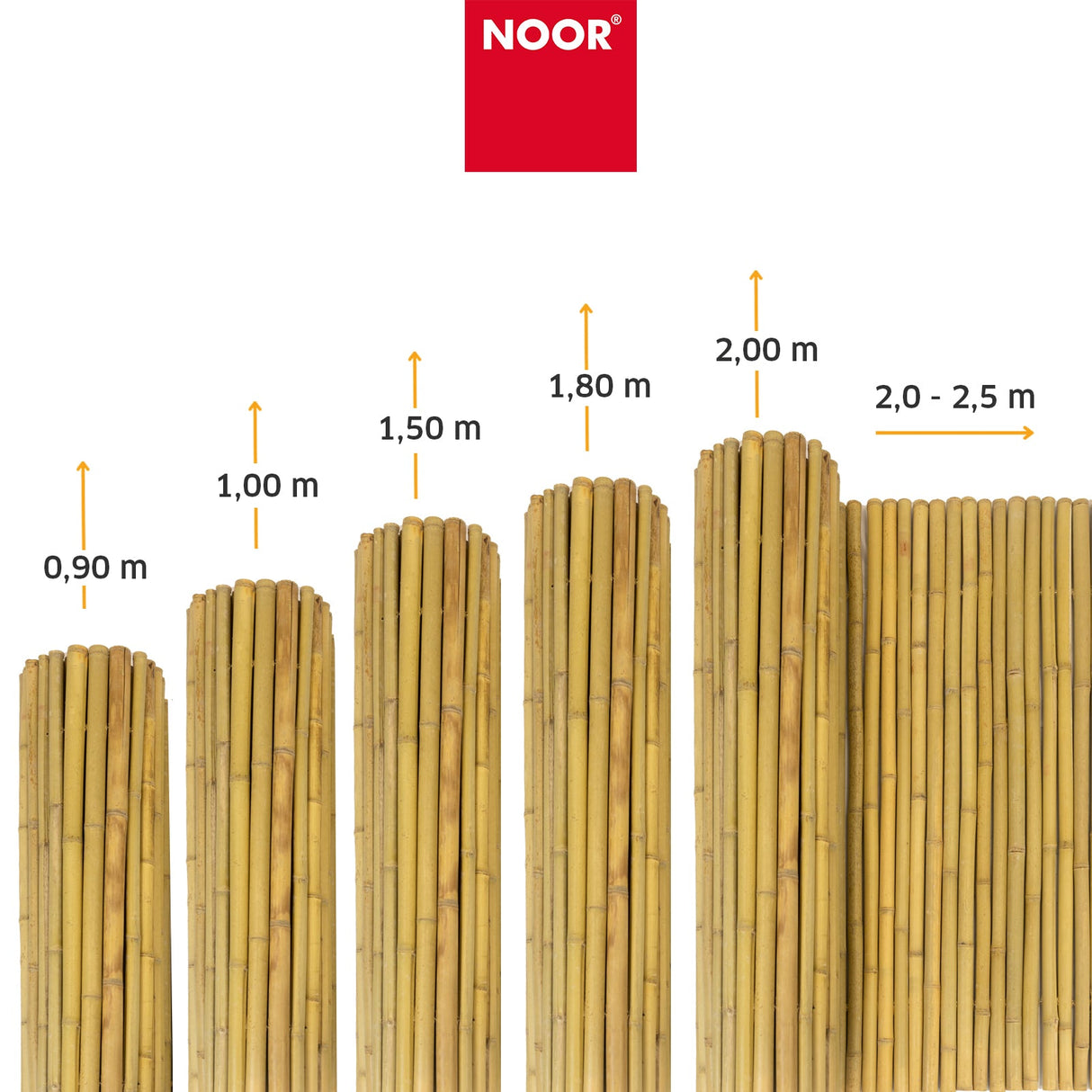 Bambusmatte DELUXE - Besonders stabiler Sichtschutz - Verschiedene Größen – HaGa-Welt