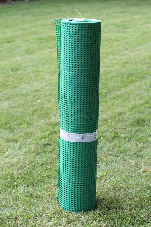 KUNSTSTOFFZAUN in 1m Höhe Masche 8mm (Meterware) Gartenzaun