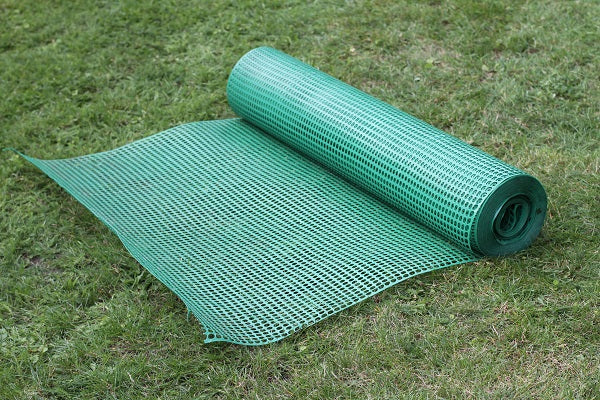 KUNSTSTOFFZAUN in 1m Höhe Masche 8mm (Meterware) Gartenzaun