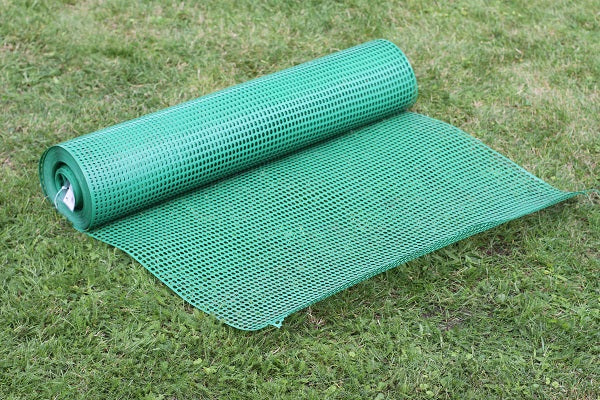 KUNSTSTOFFZAUN in 1m Höhe Masche 8mm (Meterware) Gartenzaun