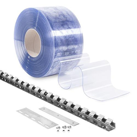 PVC-Streifenvorhang Lamellenvorhang Lamellen 20cm 2,25m Br. 3,0m H.