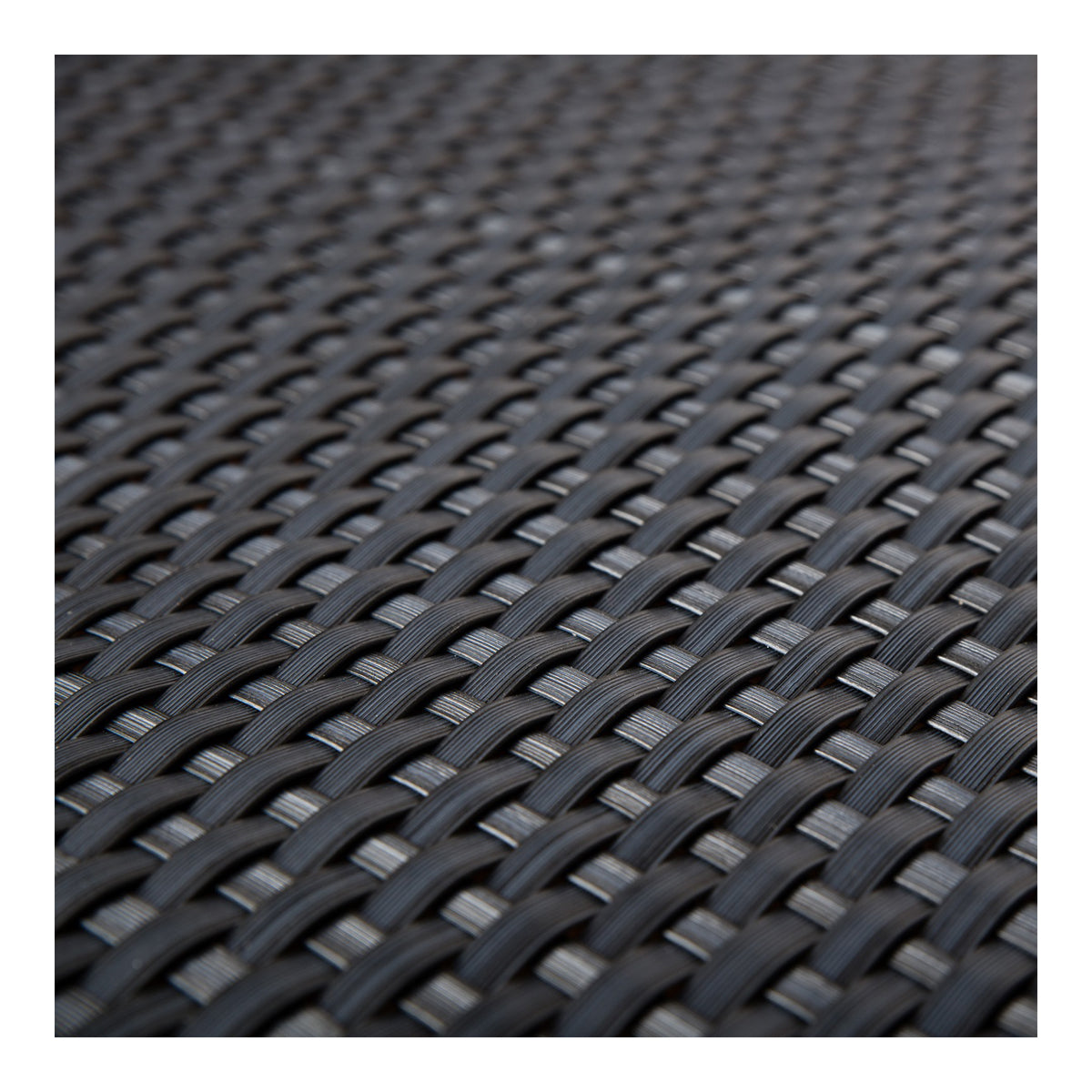 PE-Rattan in 0,9m Breite Meterware Sichtschutz Balkonblende – HaGa-Welt
