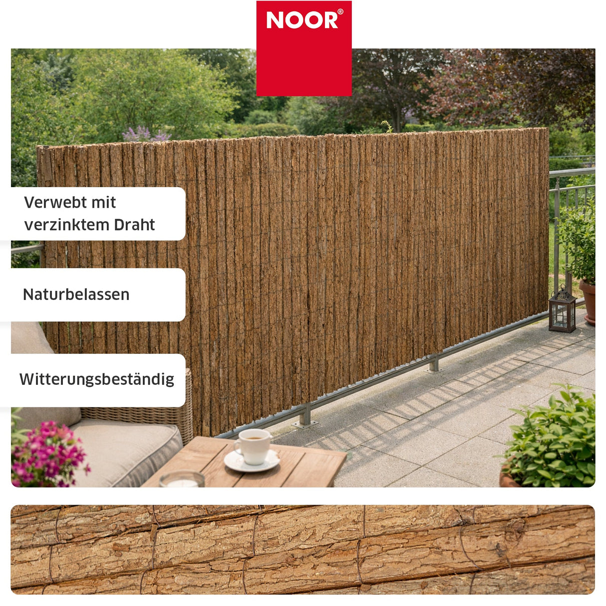 Rindenmatte COUNTRY - Natur - Verschiedene Größen – HaGa-Welt