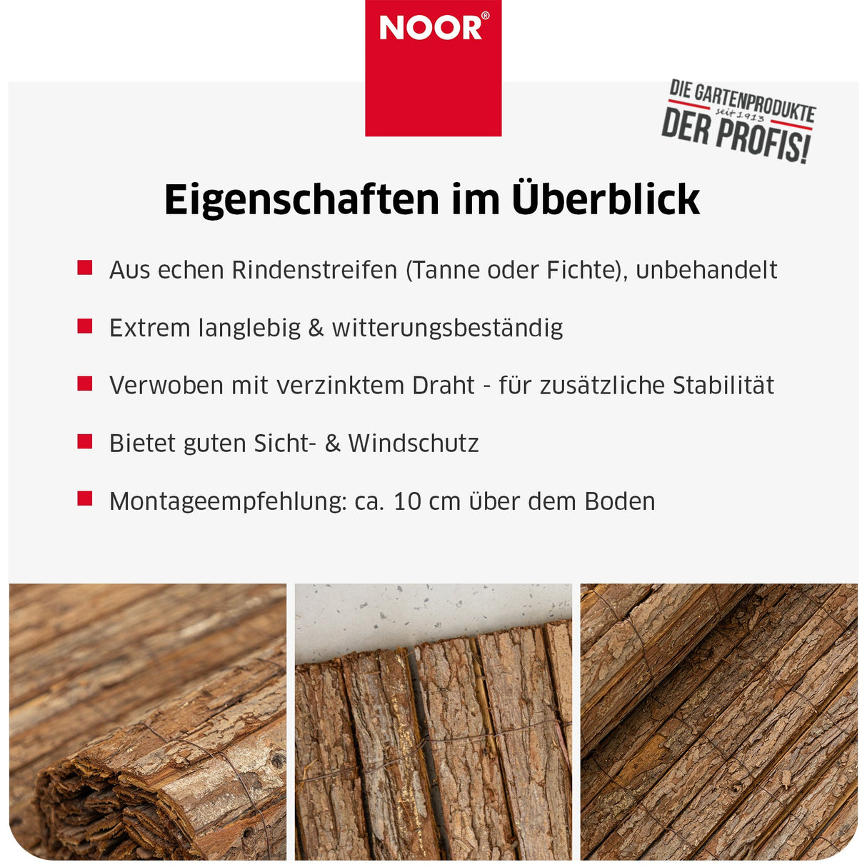 Rindenmatte COUNTRY - Natur - Verschiedene Größen – HaGa-Welt