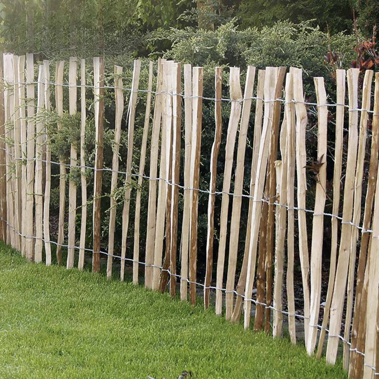 Staketenzaun - aus Berg-Haselnuss - Verschiedene Größen – HaGa-Welt