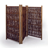 Weiden-Paravent - 3-teiliger Sichtschutz für Zuhause und Garten – HaGa-Welt