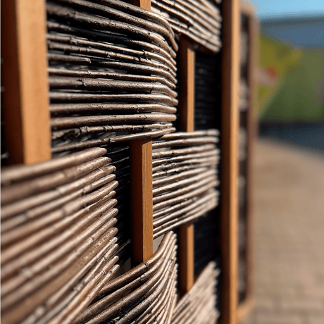 Weiden-Paravent Deluxe - 3-teiliger Premium-Sichtschutz – HaGa-Welt