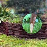 Weidensteckzaun - Gartenidylle aus Naturmaterial – HaGa-Welt