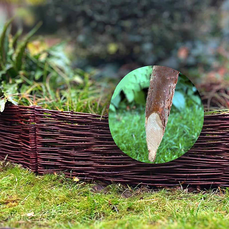 Weidensteckzaun - Gartenidylle aus Naturmaterial – HaGa-Welt