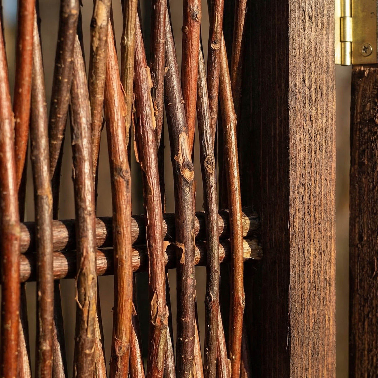 Weiden-Paravent - 4-teiliger Sichtschutz für Zuhause und Garten – HaGa-Welt