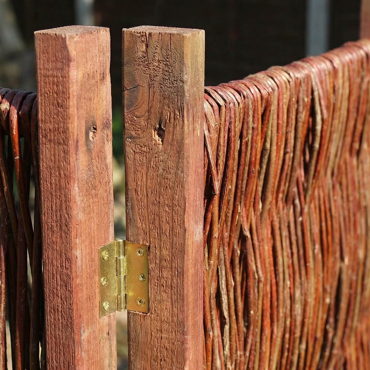 Weiden-Paravent - 4-teiliger Sichtschutz für Zuhause und Garten – HaGa-Welt