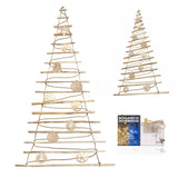 Weihnachtsbaum ECO Holz mit Deko klein – HaGa-Welt