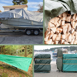 Abdeckplane mit Ösen 130g/m² – schützt Gartenmöbeln, Fahrzeuge, Brennholz und mehr – HaGa-Welt