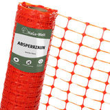 Absperrzaun 1,2m Bauzaun Zaun Baustellenzaun 120g/m² in versch. Farben – HaGa-Welt