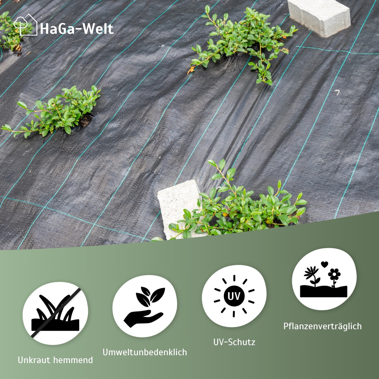 Tissu ruban – un film anti-mauvaises herbes efficace pour vos massifs