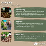 Bändchengewebe – effektive Unkrautfolie für Ihre Beete – HaGa-Welt