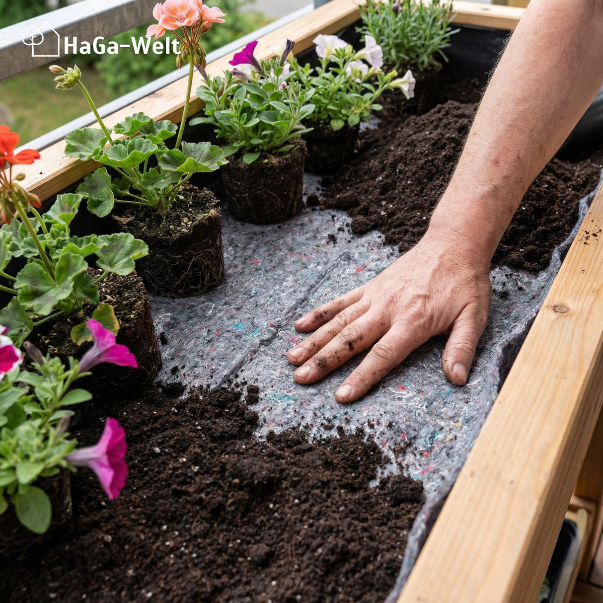 Bewässerungsvlies 500g/m² - Wasserspeicher für eine langfristige Bewässerung – HaGa-Welt
