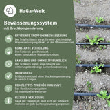 Bewässerungssystem mit Tropfschlauch mit oder ohne Druckkompensierung – HaGa-Welt