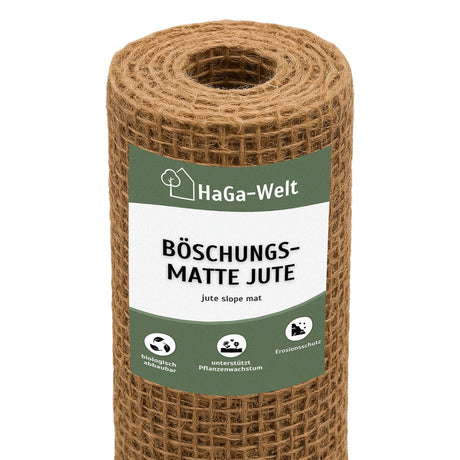 Böschungsmatte – effektiver und nachhaltiger Schutz vor Bodenerosion – HaGa-Welt