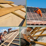 PAPIER DE TOITURE en différentes longueurs Sous-couche Membrane de toiture Membrane de revêtement de toiture
