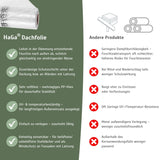 PAPIER DE TOITURE en différentes longueurs Sous-couche Membrane de toiture Membrane de revêtement de toiture