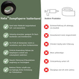 Dampfsperre Isolierband W1 - ideales Isolierband zum Verbinden und Reparieren von Dampfsperren
