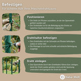 Drahthalter mit Schraube Spanndrahthalter 16mm x 26mm – HaGa-Welt