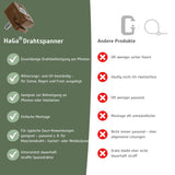 Drahthalter mit Schraube Spanndrahthalter 16mm x 26mm – HaGa-Welt