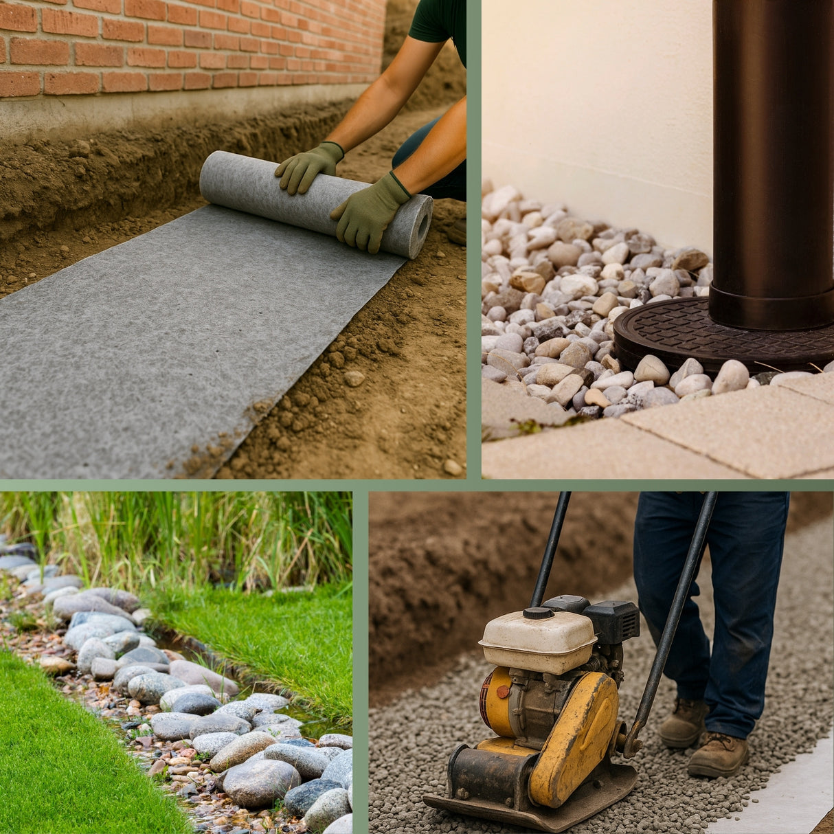 Drainagevlies 200 g/m² – extra starkes Vlies, ideal für den Teichbau – HaGa-Welt